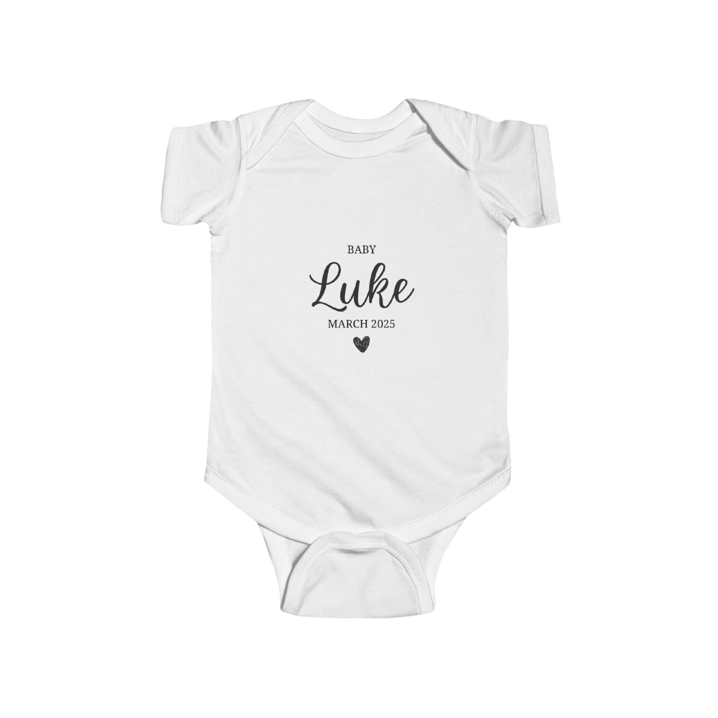 Personalized Baby Name Bodysuit